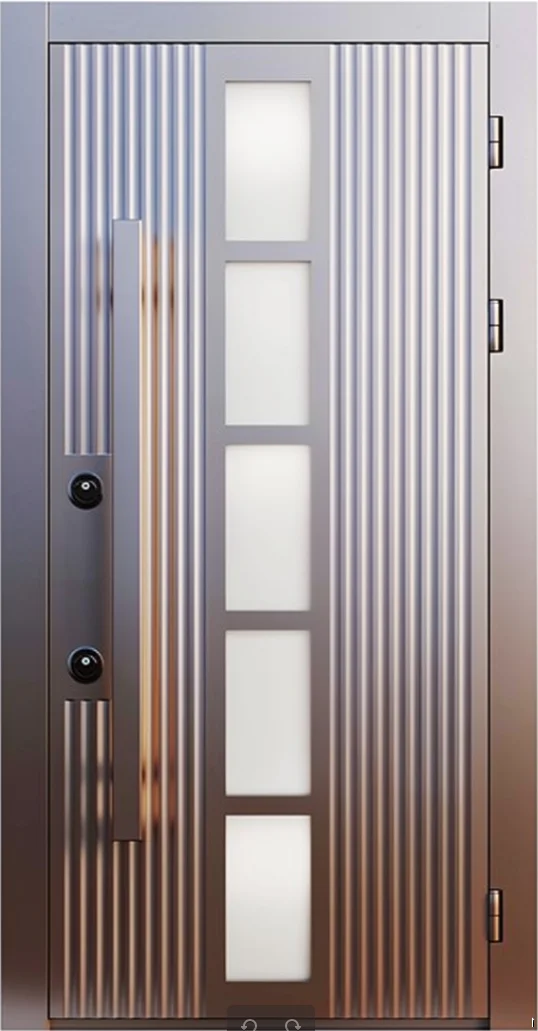 Входная дверь Zitadelle-4 (Порошковое напыление / Ламинат) - внешняя сторона